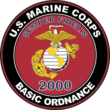 U.S.M.C. MOS 2000 Basic Ordnance Decal