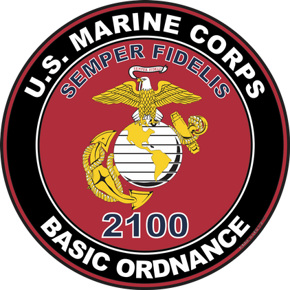 U.S.M.C. MOS 2100 Basic Ordnance Decal