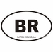 Baton Rouge Louisiana Oval Decal