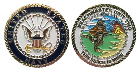 Beachmaster Unit Two Challenge Coin Enlisted
