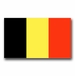 Belgium Flag Vinyl Transfer Decal