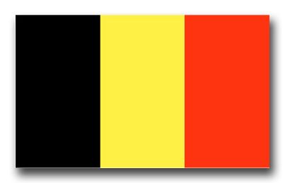 Belgium Flag Vinyl Transfer Decal