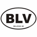 Bellevue Nebraska Oval Decal