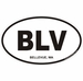 Bellevue Washington Oval Decal