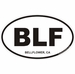 Bellflower California Oval Decal