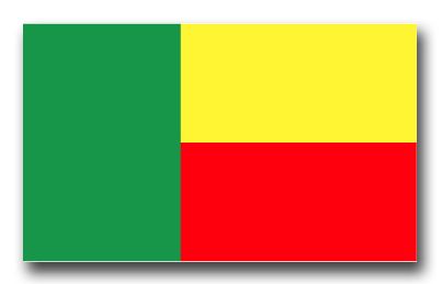 Benin Flag  Vinyl Transfer Decal