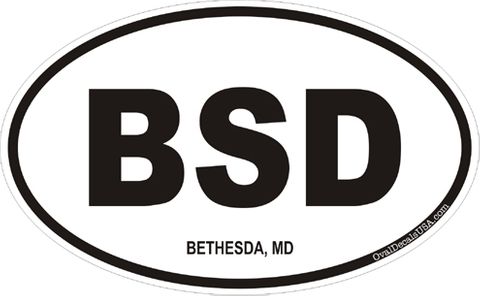 Bethesda, Maryland Decal Sticker