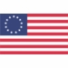 Betsy Ross American Flag Decal