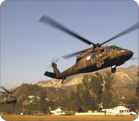 Blackhawks in Pakistan Mouse Pad