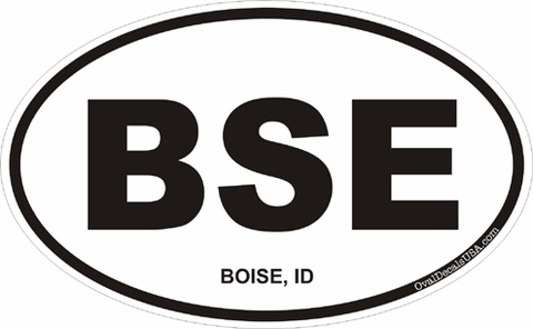 Boise Idaho Oval Decal