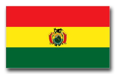 Bolivia Flag Vinyl Transfer Decal