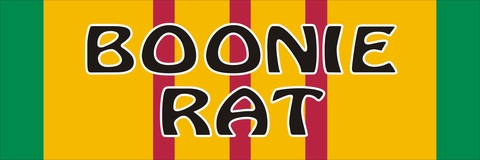 Boonie Rat Vietnam Decal Sticker