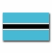 Botswana Flag Vinyl Transfer Decal