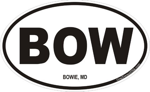 Bowie, Maryland Decal Sticker