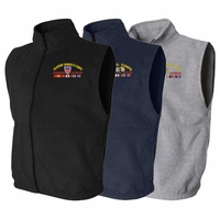 Branch Insignia Afghanistan Veteran Fleece Vests Thumbnail Illustration