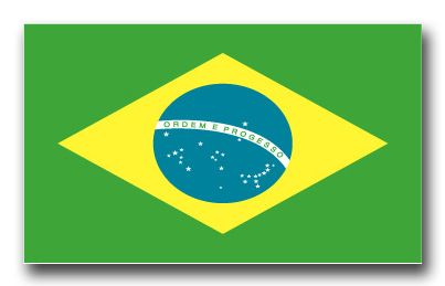 Brazil Flag Vinyl Transfer Decal