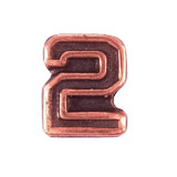 Bronze Numeral (2) Attachment