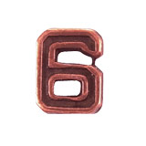Bronze Numeral (6) Attachment