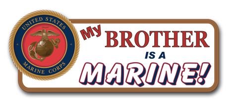 Brother Is a Marine Bumper Sticker