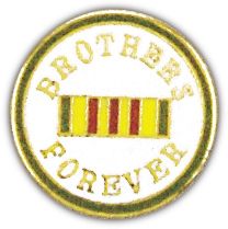 Brothers Forever Lapel Pin