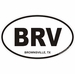 Brownsville Texas Oval Decal