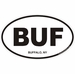 Buffalo New York Oval Decal