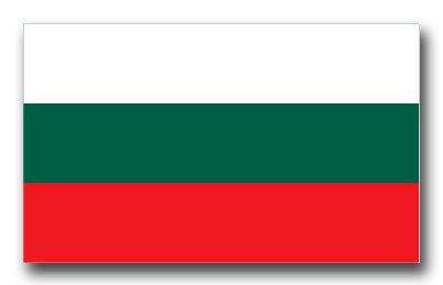 Bulgaria Flag Vinyl Transfer Decal