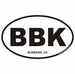 Burbank California Oval Decal