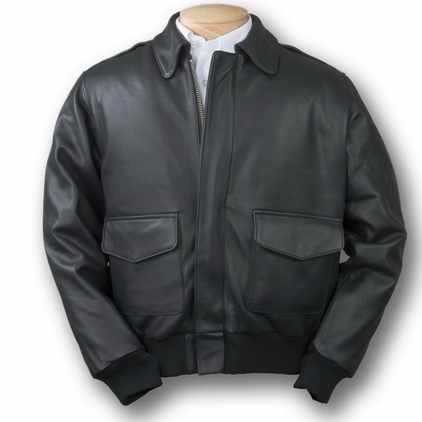 Burk's Bay A1 Black Bomber Jacket