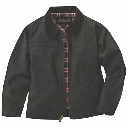 Burk's Bay Black Canvas Construction Jacket
