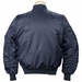 Burk's Bay Bravo MA-1 Poly Navy Flight Jacket