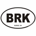 Burke Virginia Oval Decal