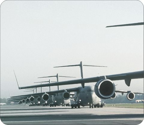 C-17 Moose Walk Mouse Pad