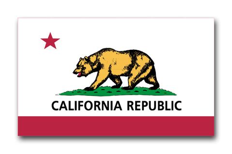 California State Flag Vinyl Transfer Decal
