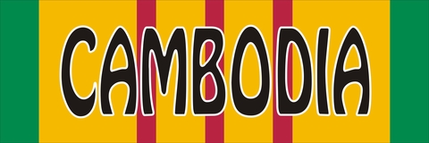 Cambodia Vietnam Decal Sticker