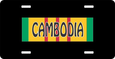 Cambodia Vietnam License Plate