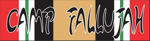 Camp Fallujah Iraq Decal