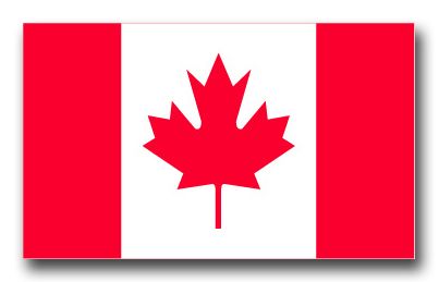 Canada Flag Vinyl Transfer Decal