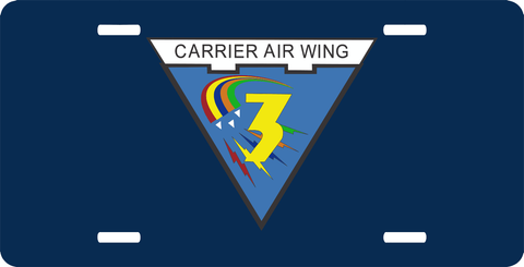 Carrier Air Wing 3 License Plate