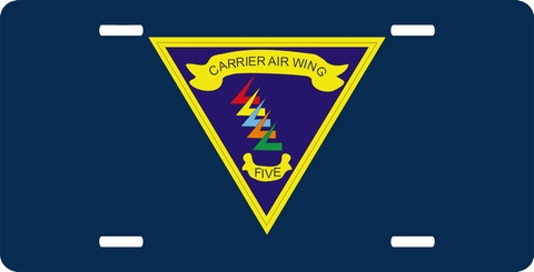 Carrier Air Wing 5 License Plate