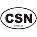 Carson California Oval Decal