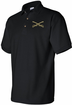 Cavalry Insignia Embroidered Polo Shirt