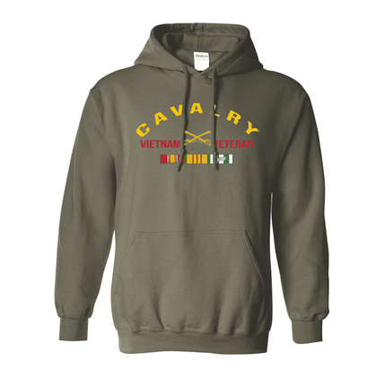 Cavalry Vietnam Veteran Hooded Sweatshirt