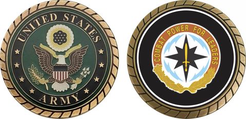 U.S. Army CECOM Unit Crest Challenge Coin