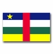 Central African Republic Flag Vinyl Transfer Decal