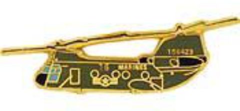 CH-46 Sea Knight Lapel Pin (1-1/2")