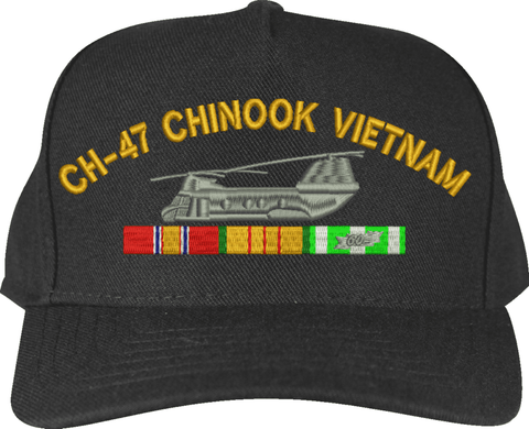 CH-47 Chinook Vietnam War Custom Embroidered Cap