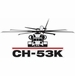 CH-53K King Stallion Bumper Sticker Decal