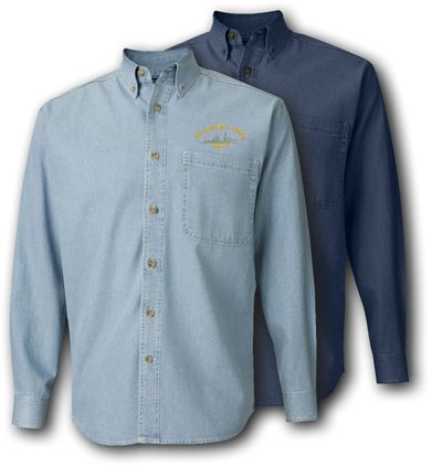 Charles F. Adams Class Long Sleeve Denim Shirt