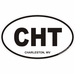 Charleston West Virginia Oval Decal